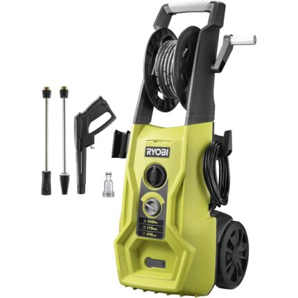 Ryobi RY170PWA 170 bars 470 l/h Nettoyeur haute pression
